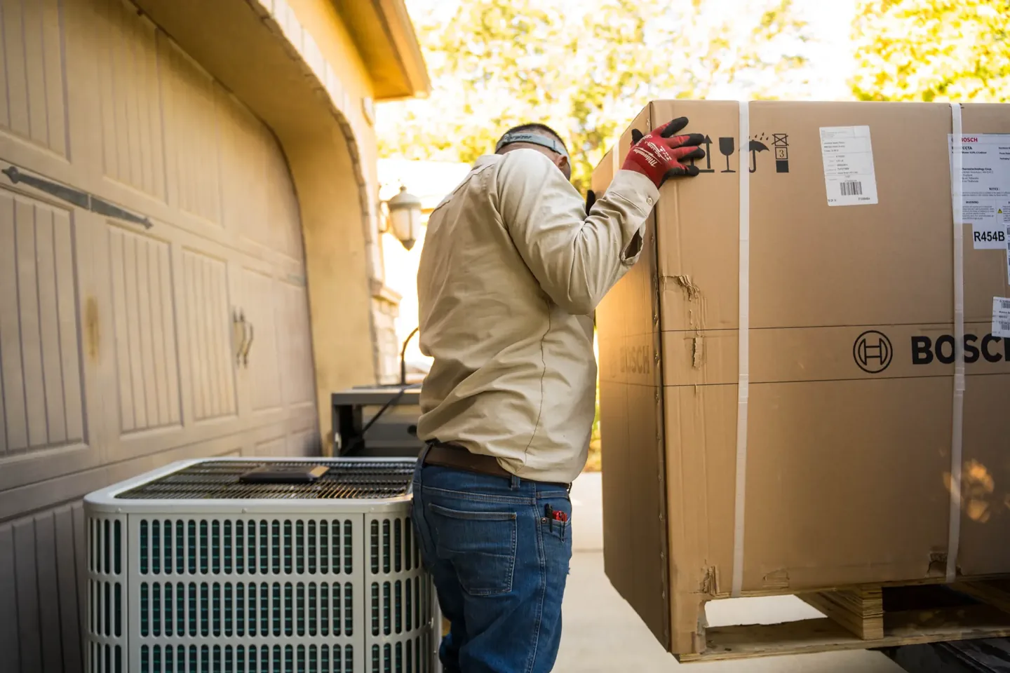Golden Valley Heating and Air heat pump installation work — photo 7