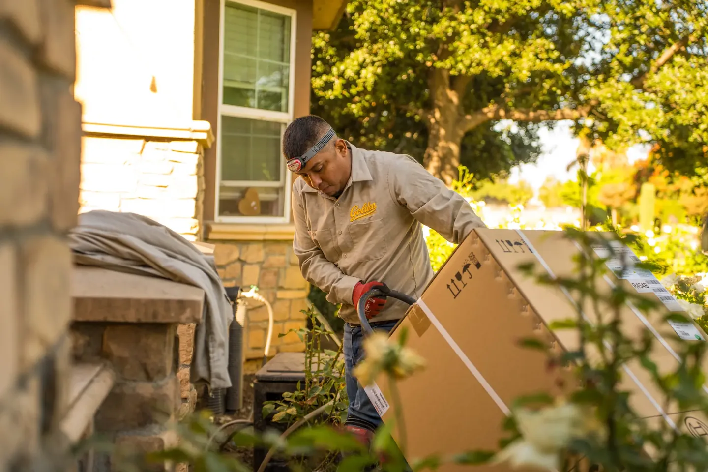 Golden Valley Heating and Air heat pump installation work — photo 12