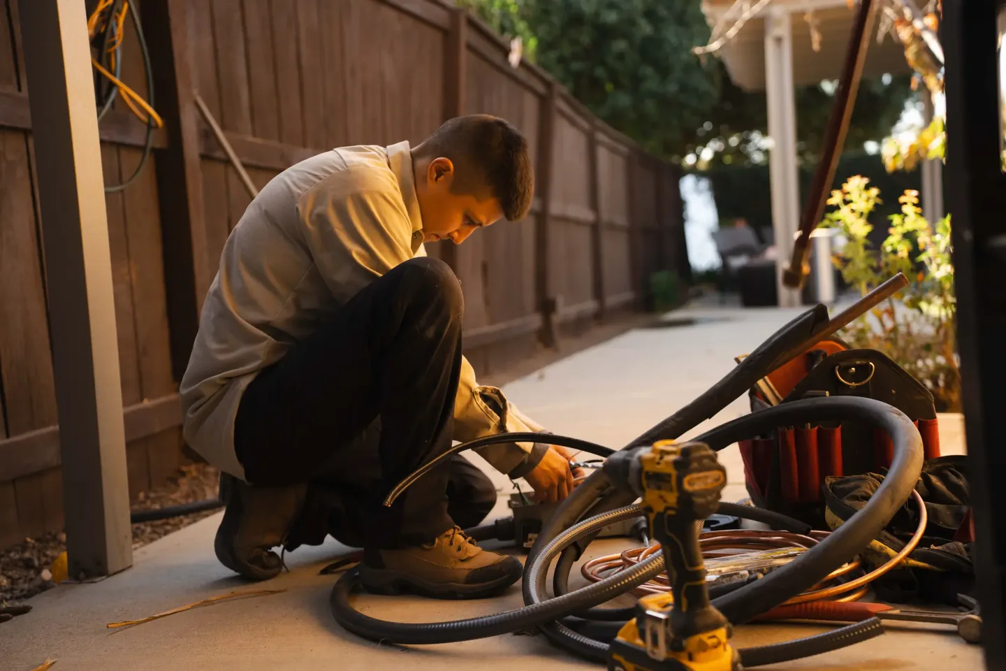 Golden Valley Heating and Air heat pump installation work — photo 14