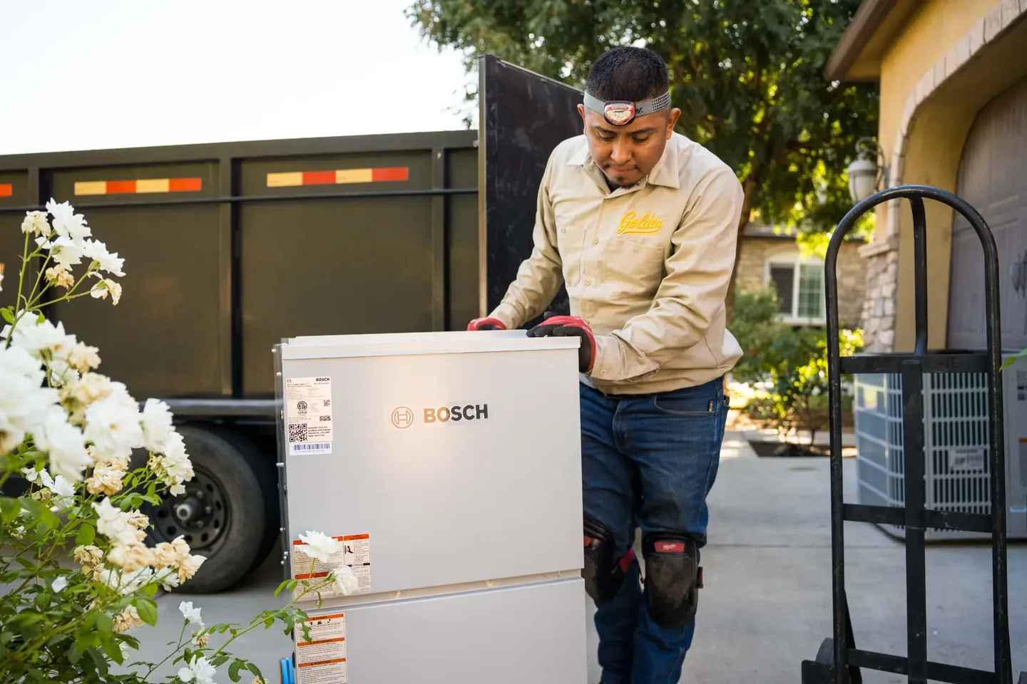 Golden Valley Heating and Air heat pump installation work — photo 18