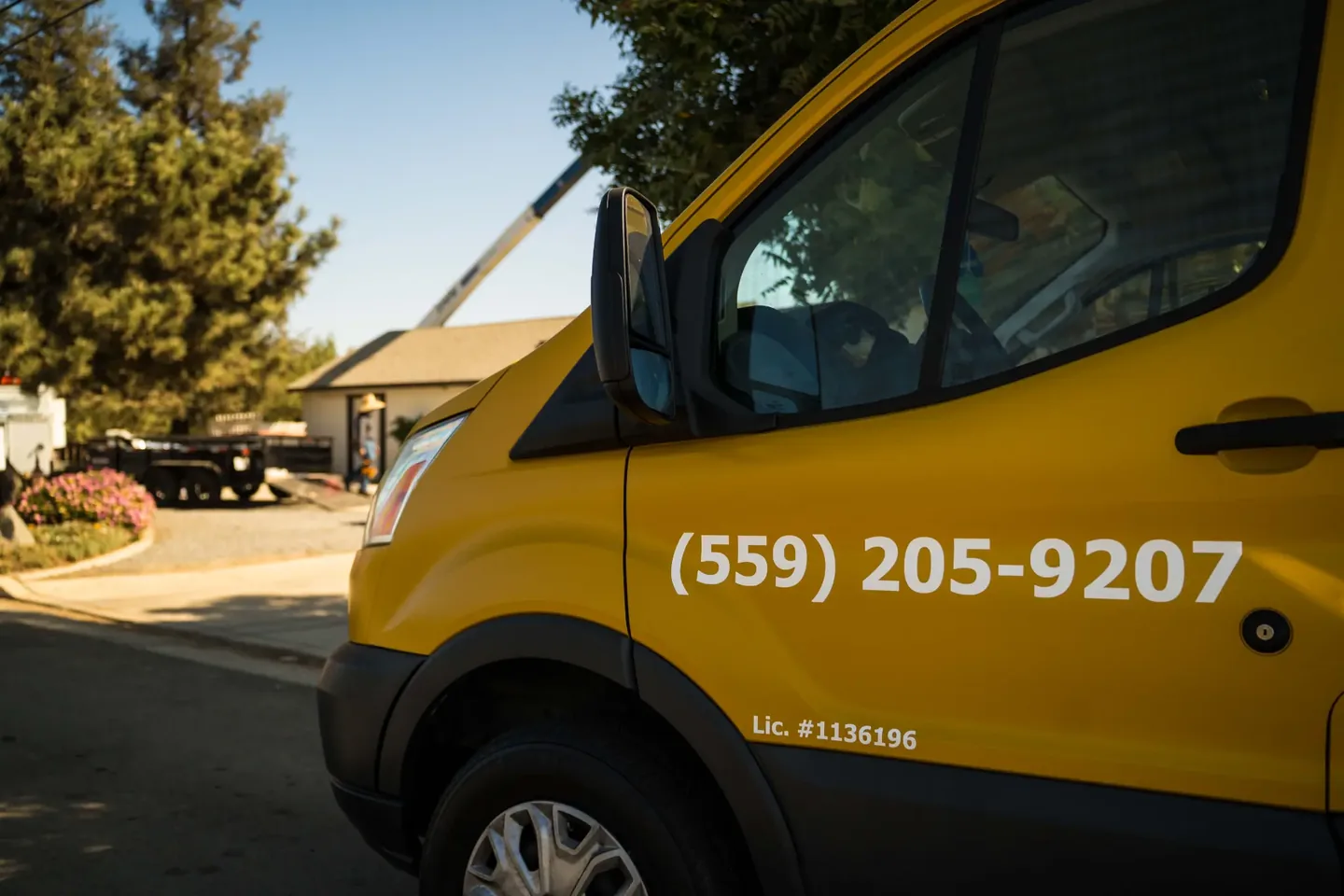 Golden Valley Heating and Air team and service vehicle at an HVAC job — photo 4