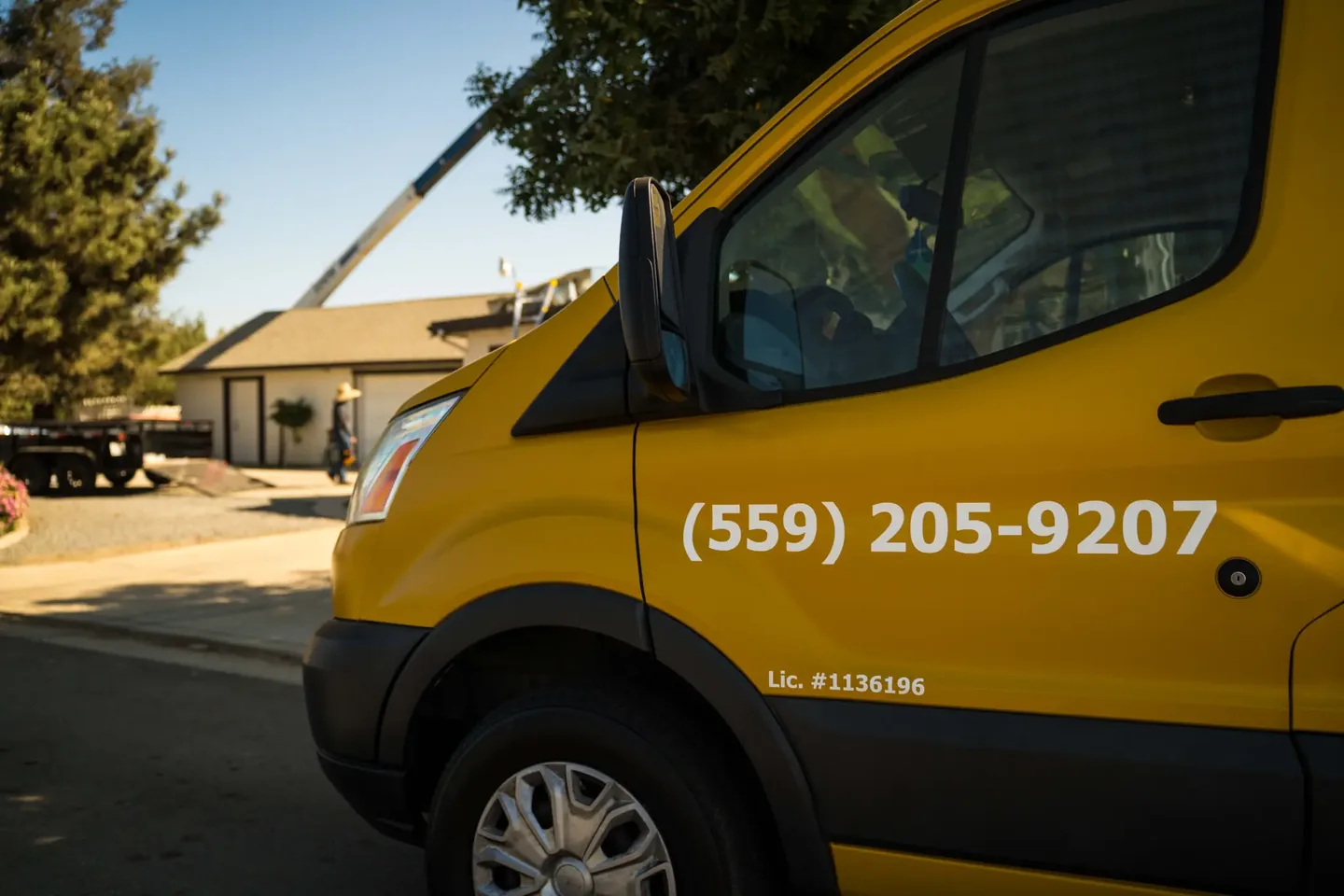 Golden Valley Heating and Air team and service vehicle at an HVAC job — photo 5